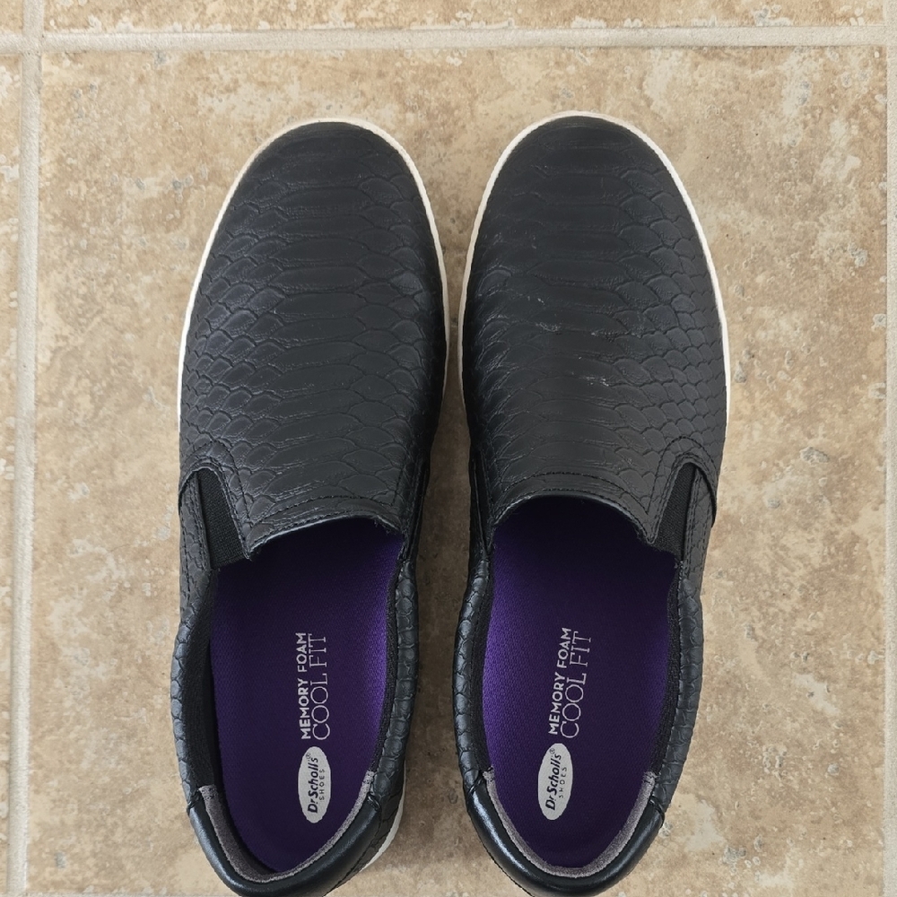 Madison Women's Black Python Slip-Ons - image 2